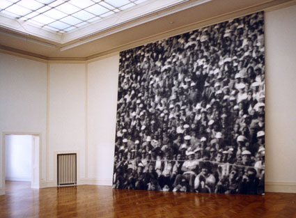 Grossansicht Zuschauer 2, Ausstellung Kunsthalle Bern